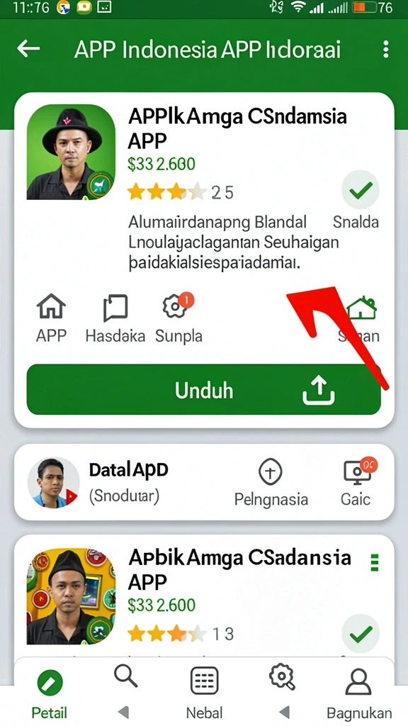 7777w - Tampilan antarmuka yang intuitif dan user-friendly.