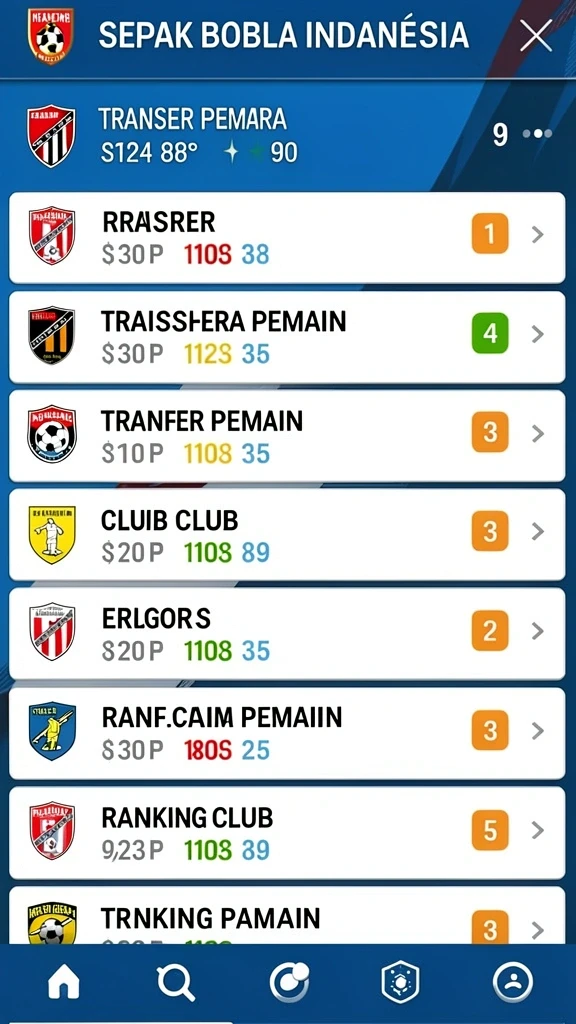 idklub - Tampilan antarmuka pengguna yang menarik dan intuitif.