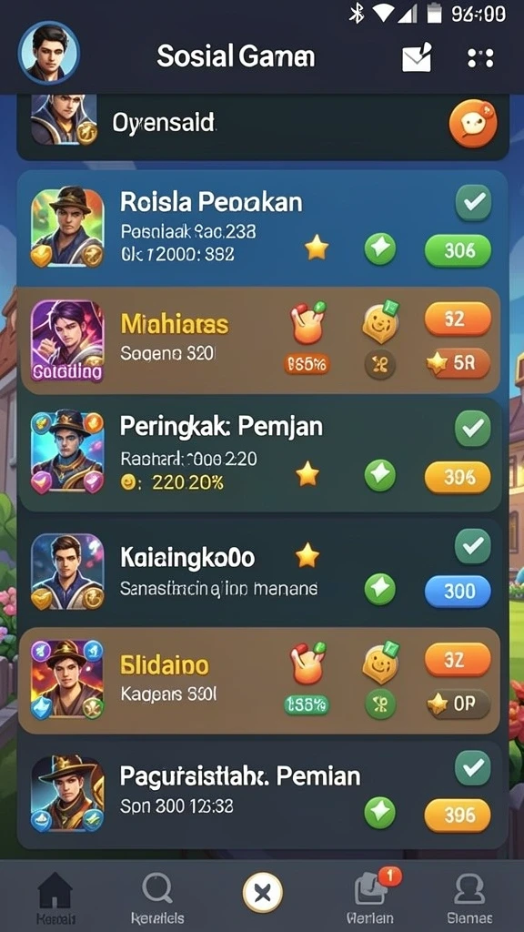qqstar - Tampilan antarmuka yang ramah pengguna.