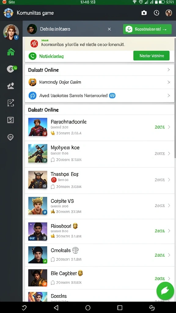 serubet - Pemain sedang bersaing di mode multiplayer.